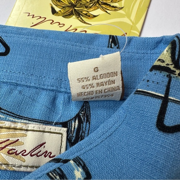 Men’s Joe Marlin Brand Cocktail Shirt Size Large - Picture 6 of 6